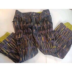 Burton DryRide All Access Pants Boys Medium Cargo Ski Snowboard Multicolor